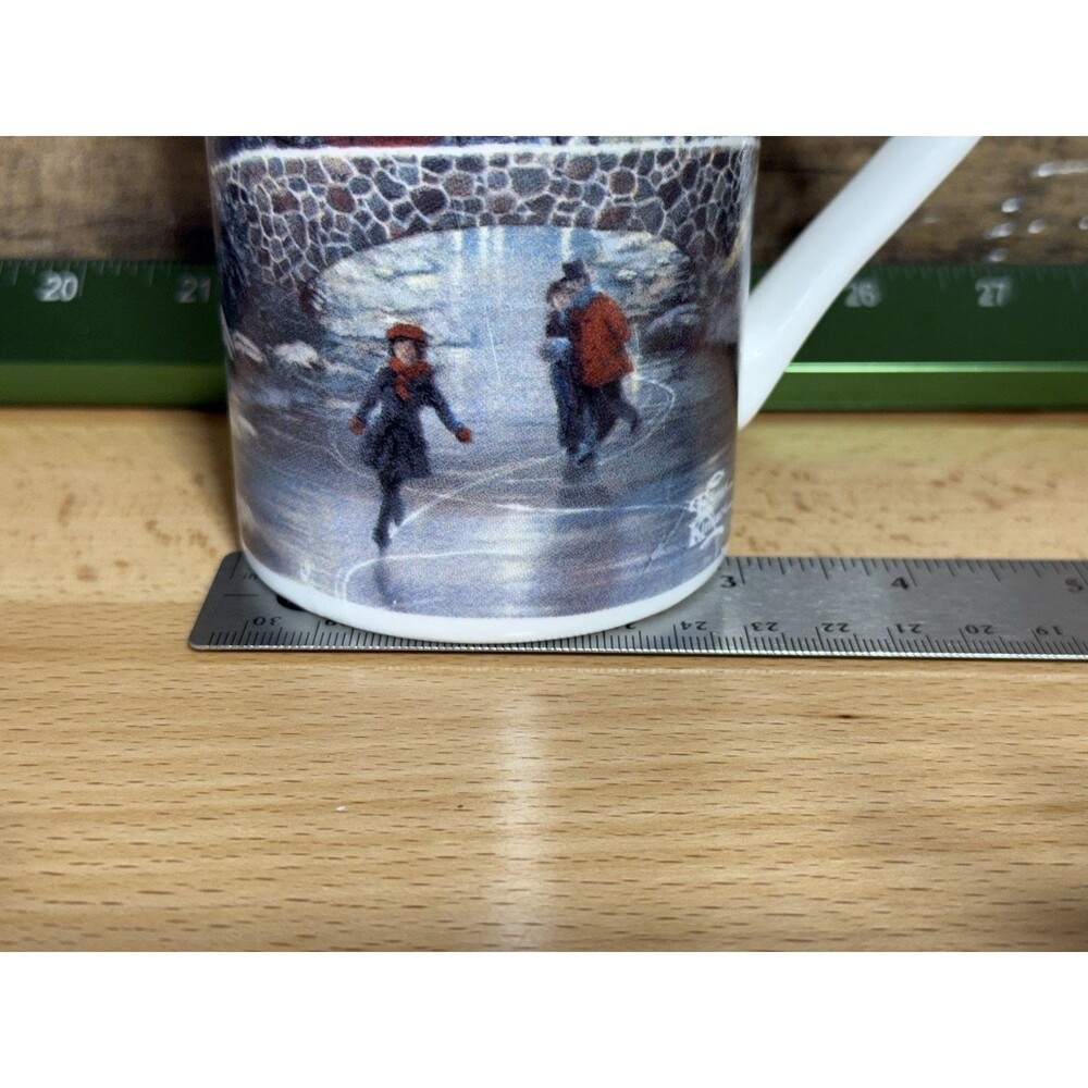 🔥Thomas Kinkade Holiday at Everett's Cottage  2016 Coffee Tea Mug 12 oz - Picture 10 of 12